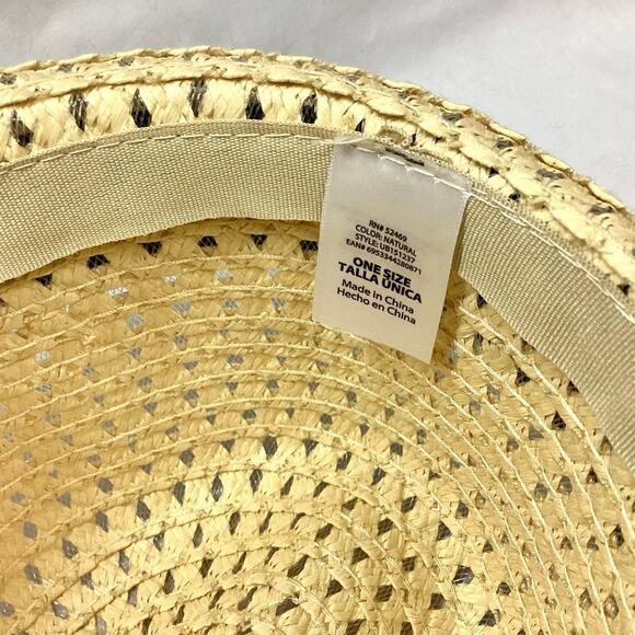 Paper Straw Trilby Hat - Picture 4 of 6